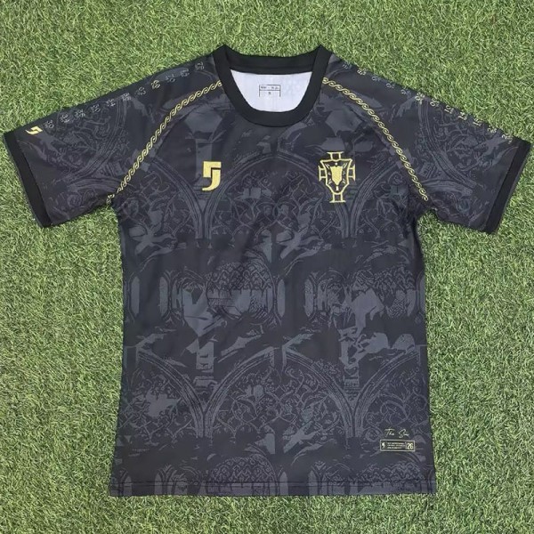 2026 Portugal Black Training Shirts