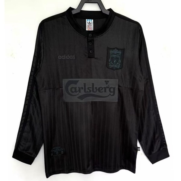 1995/96 LIV Black Long Sleeve Training Shirts