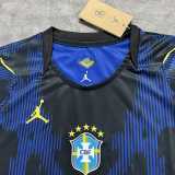 2026 Brazil Away Dark Blue Fans Women Soccer jersey