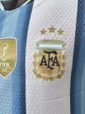 [PLAYER] 2026 Argentina Home White Player Long Sleeve Soccer jersey