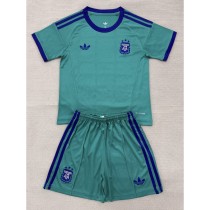 2026 Argentina GKG Green Fans Kids Soccer jersey