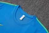2026 Brazil Blue Training Shorts Suit