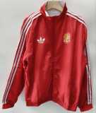 2026 Spain Red & White Double Sided Windbreaker