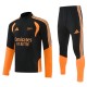 2026/27 ASN Black Half Pull Tracksuit
