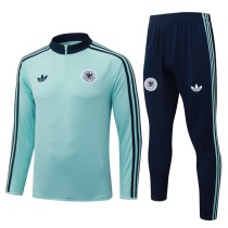 2026 Germany Light Green Half Pull Tracksuit