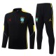 2026 Brazil Black Half Pull Tracksuit