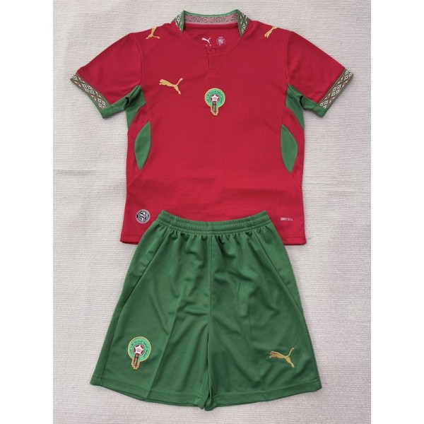 2026 Morocco Home Fans Kids Soccer jersey