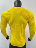 [PLAYER] 2026 Colombia Home Player Long Sleeve Soccer jersey