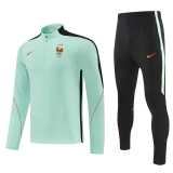 2026 France Light Green Half Pull Tracksuit