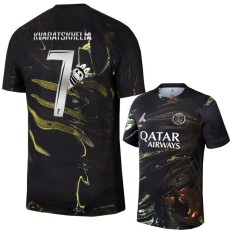 2025/26 PSG Jordan Night Edition Kvaratskhelia # 7 Labubu Print Fans Soccer jersey