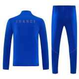 2026 France Blue Half Pull Tracksuit