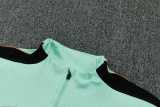 2026 France Light Green Half Pull Tracksuit