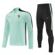 2026 France Light Green Half Pull Tracksuit