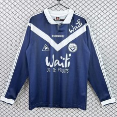 1996/97 Girondins de Bordeaux Home Retro Long Sleeve Soccer jersey