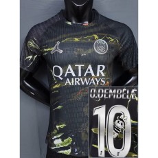 [PLAYER] 2025/26 PSG Jordan Night Edition O.Dembélé #10 Labubu Print Player Soccer jersey