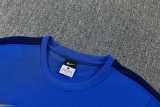 2026 France Blue Training Shorts Suit