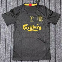 2005/06 LIV Retro Black Retro Soccer jersey