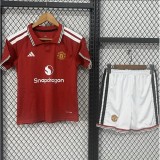 2026/27 Man Utd Home Fans Kids Soccer jersey