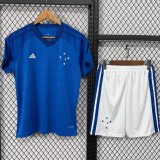 2026/27 Cruzeiro Home Fans Kids Soccer jersey