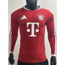 [PLAYER] 2026/27 Bayern Home Player Long Sleeve Soccer jersey