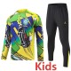 2026 Brazil Kids Half Pull Tracksuit
