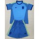 2026 Spain GKL Blue Fans Kids Soccer jersey
