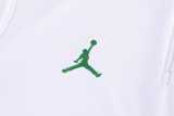2026 Brazil White Kids Half Pull Tracksuit