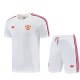 2026/27 Man Utd White Training Shorts Suit