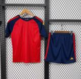 2026 Spain Home Red Fans Kids Soccer jersey
