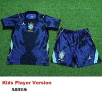 [PLAYER] 2026 Brazil Away Player Kids Soccer jersey