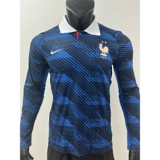 [PLAYER] 2026 France Home Player Long Sleeve Soccer jersey