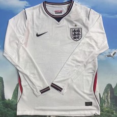 2026 England Home Fans Long Sleeve Soccer jersey