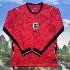 2026 England Away Fans Long Sleeve Soccer jersey