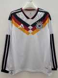 2026 Germany Home White Fans Long Sleeve Soccer jersey
