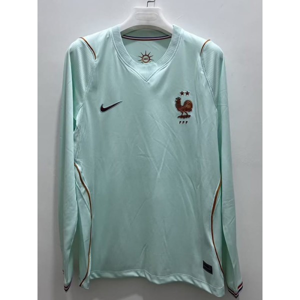 2026 France Away Fans Long Sleeve Soccer jersey