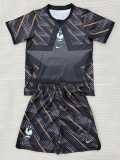 2026 France GKR Gray Fans Kids Soccer jersey