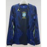 2026 Brazil Away Fans Long Sleeve Soccer jersey