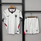 2026 England Home White Fans Kids Soccer jersey