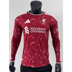 [PLAYER] 2026/27 LIV Home Player Long Sleeve Soccer jersey