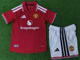 [PLAYER] 2026/27 Man Utd Home Player Kids Soccer jersey