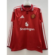 2026/27 Man Utd Home Fans Long Sleeve Soccer jersey