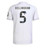 2025/26 R MAD Home Fans Bellingham #5 Print Dragon Soccer jersey