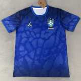 2026 Brazil Blue Training Shirts