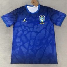 2026 Brazil Blue Training Shirts