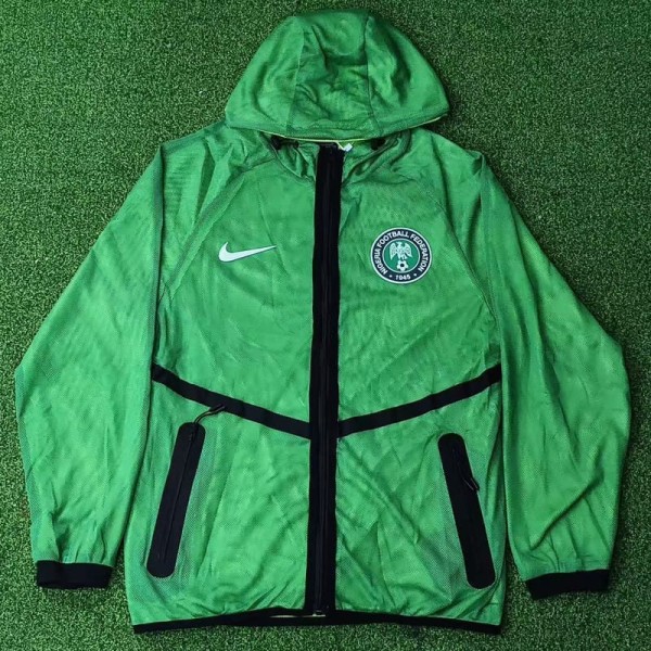 2026 Nigeria Green Walkout Jacket Training Shirts