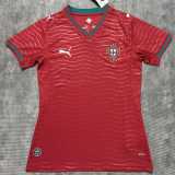 2026 Portugal Home Crimson Fans Women Soccer jersey