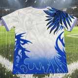 2026 Brazil White Blue Training Shirts