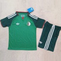 2026 Algeria Away With 2 Stars Fans Kids Soccer jersey