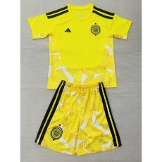 2026/27 Celtic GKY Yellow Fans Kids Soccer jersey