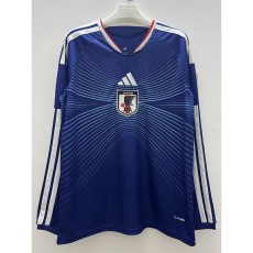 2026 Japan Home Blue Fans Long Sleeve Soccer jersey